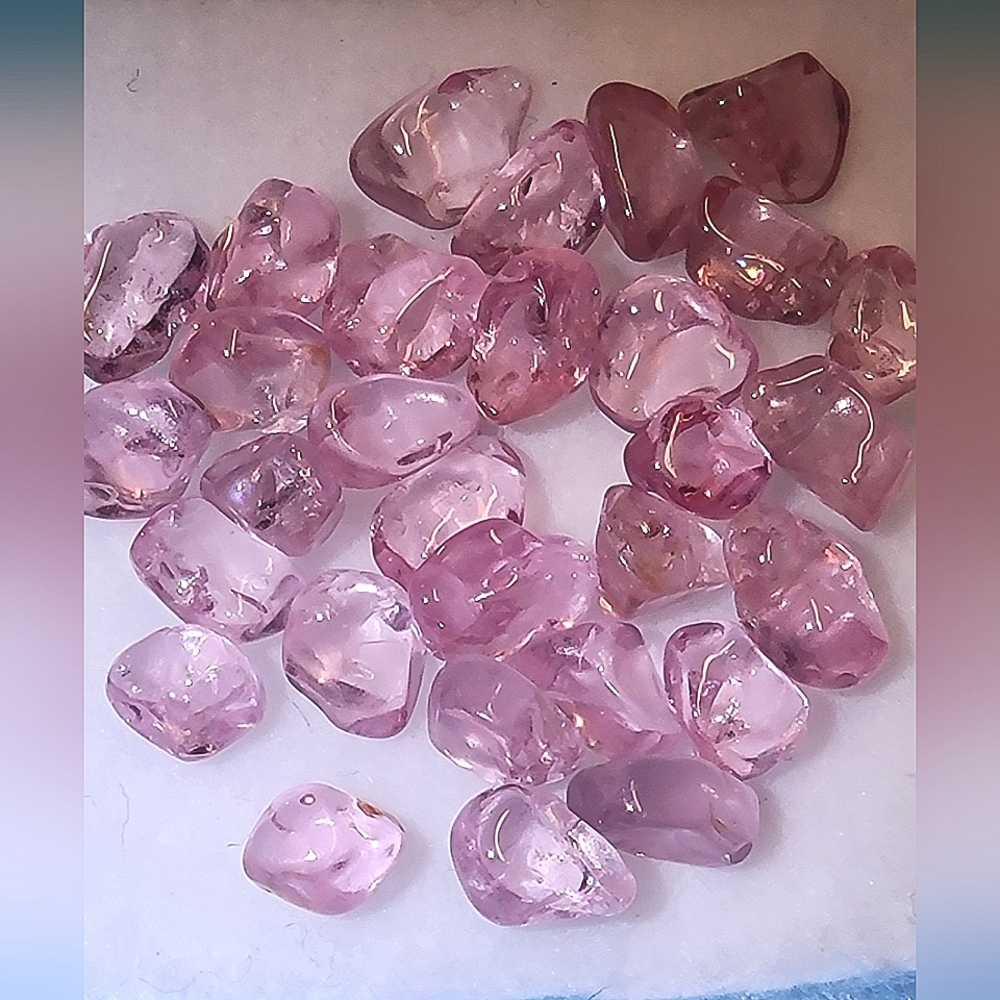 5pcs. Pink Spinel - Polished Rough Gemstone
